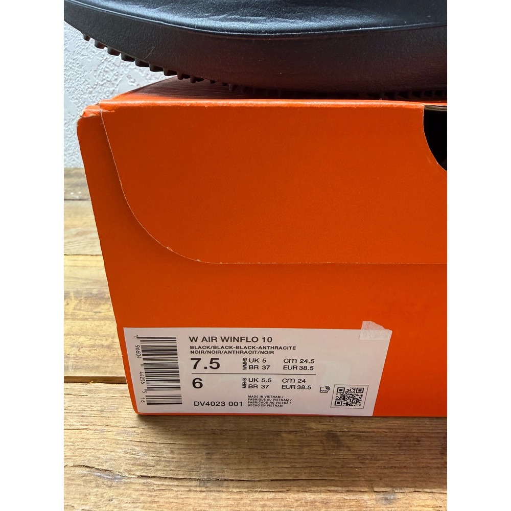 Nike Air Winflo 10 Black Anthracite Running Shoes DV4023-001 Womens 7.5 Men 6 - Picture 3 of 11